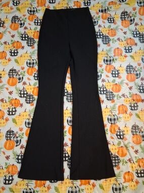 H&M Flared Jersey Pants Black XS